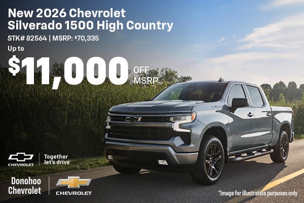 New 2026 Chevrolet Silverado 1500 High Country in Fort Payne, AL