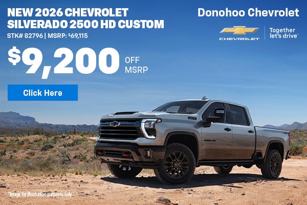 New 2026 Chevrolet Silverado 2500HD Custom in Fort Payne, AL