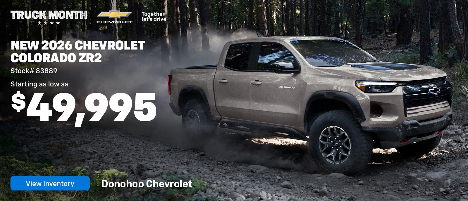 New 2026 Chevy Colorado ZR2 in Fort Payne, AL