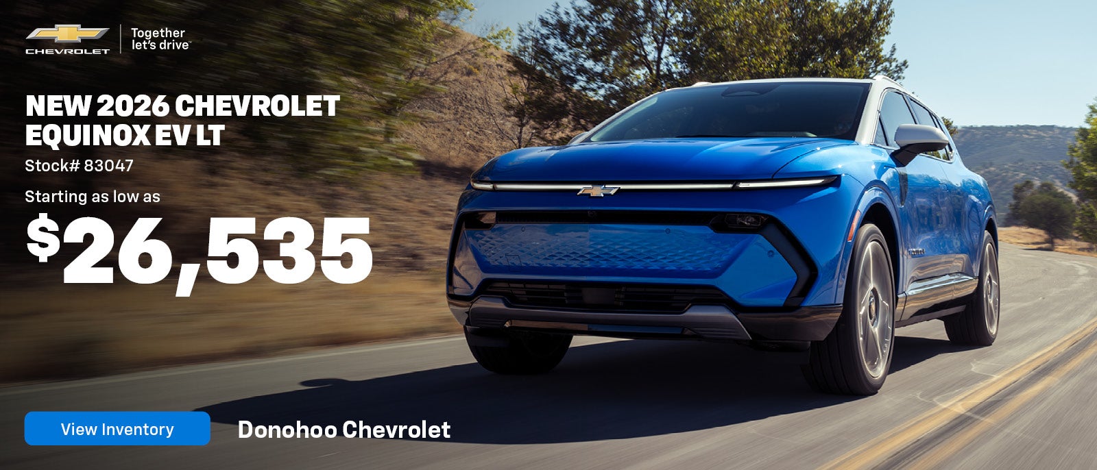 New 2026 Chevy Equinox EV LT in Fort Payne, AL