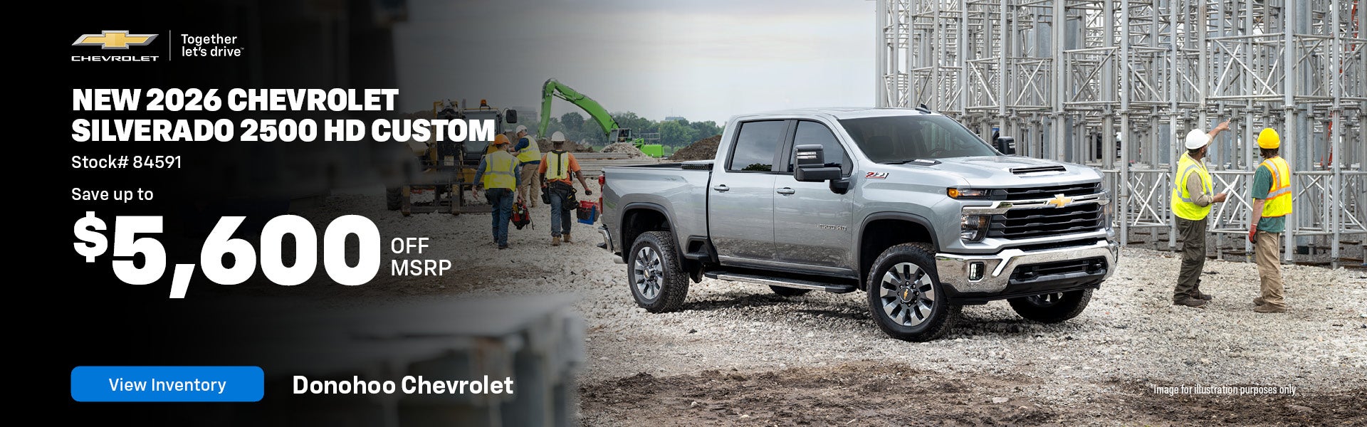 Save on a New 2026 Chevy Silverado 2500 HD Custom