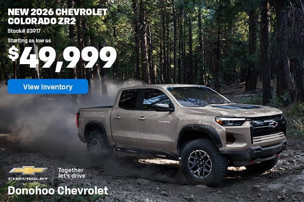 New 2026 Chevy Colorado ZR2 in Fort Payne, AL