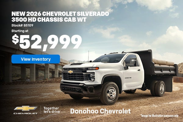 New 2026 Chevrolet Silverado 3500 HD Chassis Cab WT