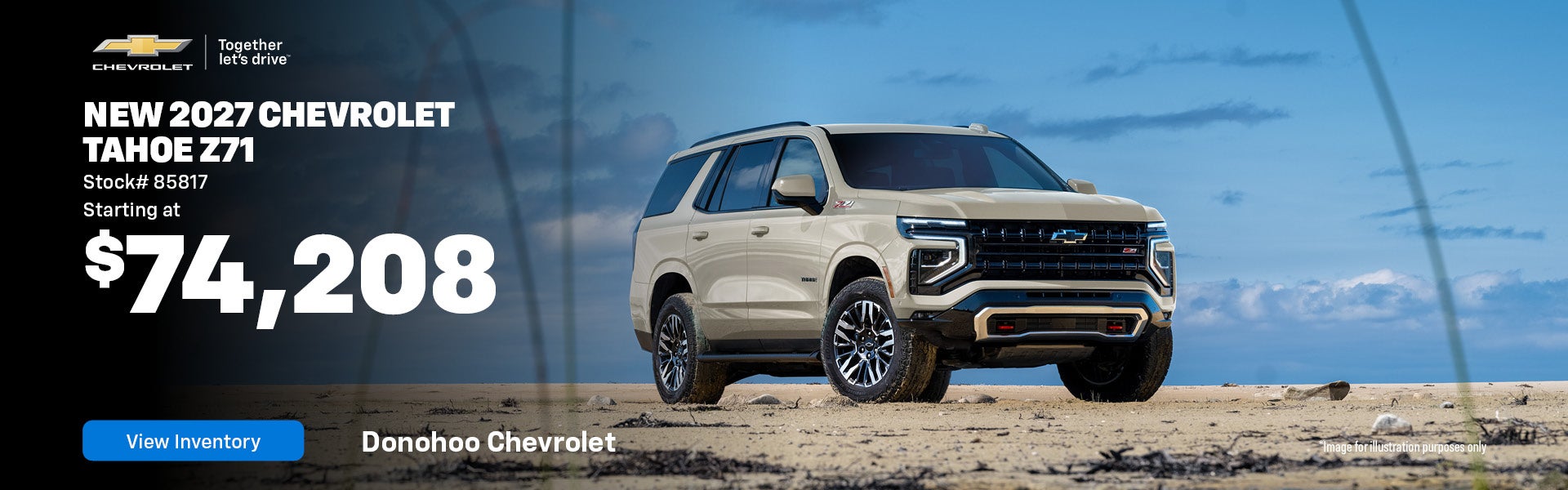 New 2027 Chevrolet Tahoe Z71