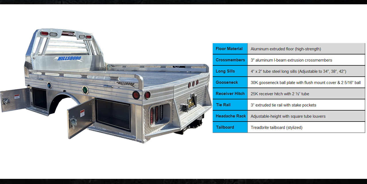 Hillsboro 2500 Series Aluminum Bed