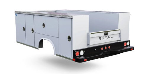 Royal Service Body with Flip Tops